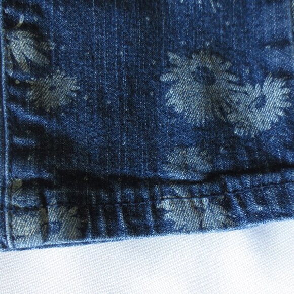 🎉5 For $15🎉 Girl's denim jeggings w flowers SIZE 8 - Picture 8 of 10